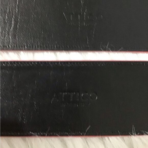 The Attico Pink Satin Ankle Cuffs - Picture 5 of 10